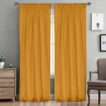 Lino Home Κουρτίνα Line με Τρέσα 145x295 501 Honey