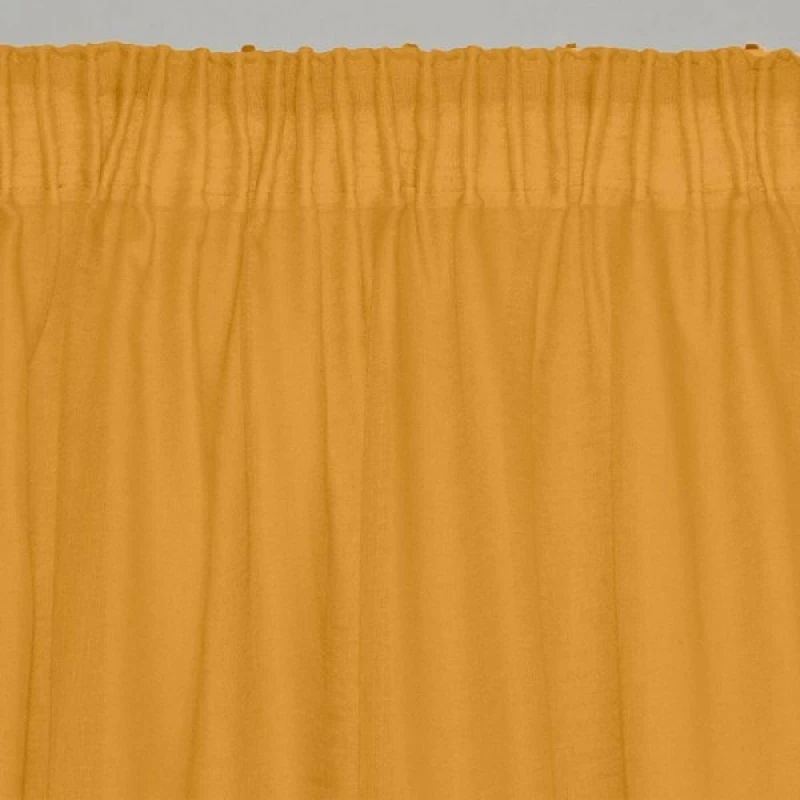 Lino Home Κουρτίνα Line με Τρέσα 145x295 501 Honey