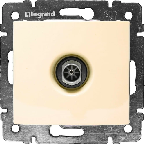 Legrand Valena Πρίζα Κεραίας Τηλεόρασης σε Μπεζ Χρώμα 774331