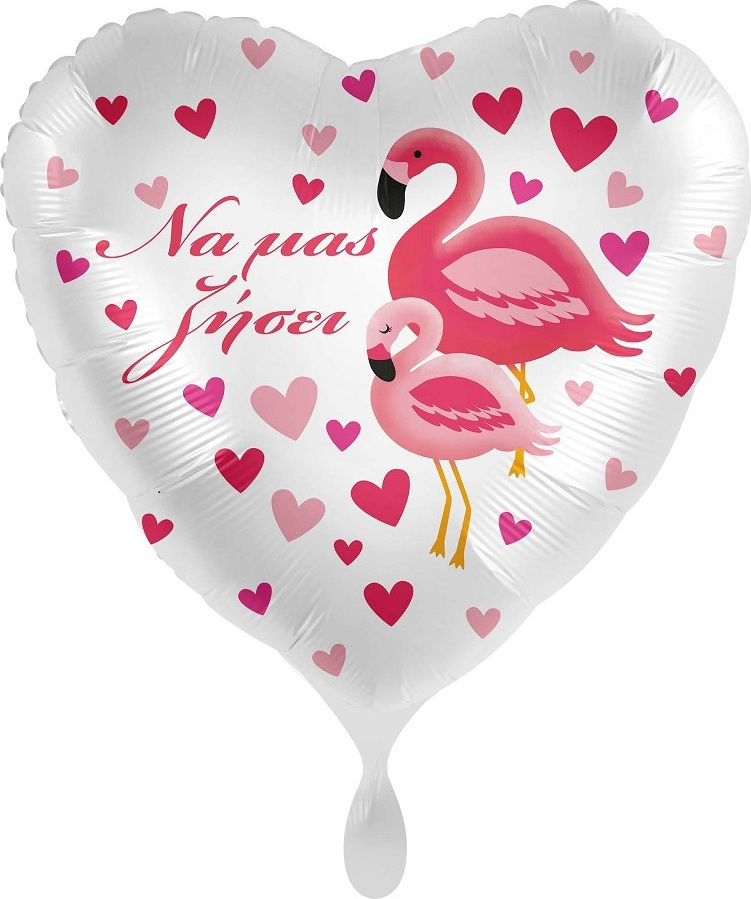 Μπαλόνι Να μας ζήσει Flamingo Baby Girl