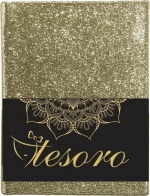 Tesoro Σημειωματάριο Ριγέ 96 Φύλλα A6 Flexi Glitter (Διάφορα Χρώματα)