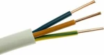 Eurolamp NYΜ H05VV-U 3 x 1.5mm² Λευκό 150-13602 1m