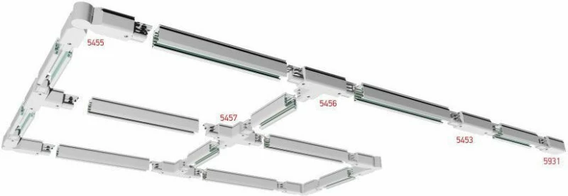 Spot Light Σύνδεσμος Ράγας Αλουμινίου 5931
