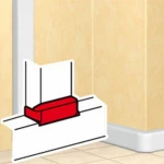 Legrand Διακλάδωση Τ Καναλιού Τοίχου 105mm 010736