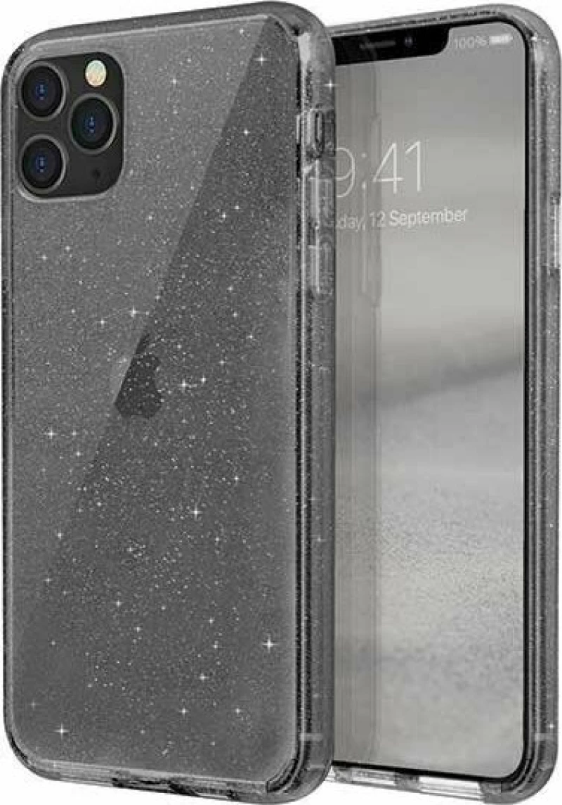 Uniq LifePro Tinsel Back Cover Πλαστικό Black / Vapor Smoke (iPhone 11 Pro Max)