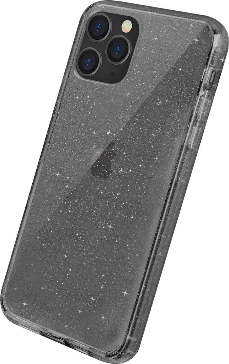 Uniq LifePro Tinsel Back Cover Πλαστικό Black / Vapor Smoke (iPhone 11 Pro Max)
