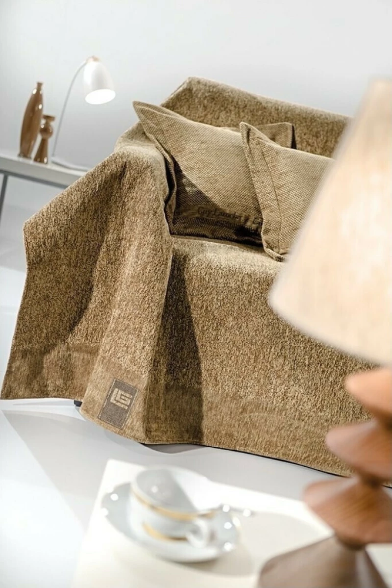 Guy Laroche Ριχτάρι Πολυθρόνας Balance 170x150cm Camel
