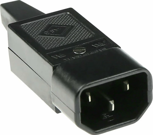Intronics Βύσμα C14 10A SFO25 Μαύρο