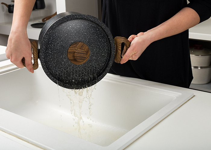 Nava Nature Βαθιά Κατσαρόλα από Αλουμίνιο 4.5lt / 22cm