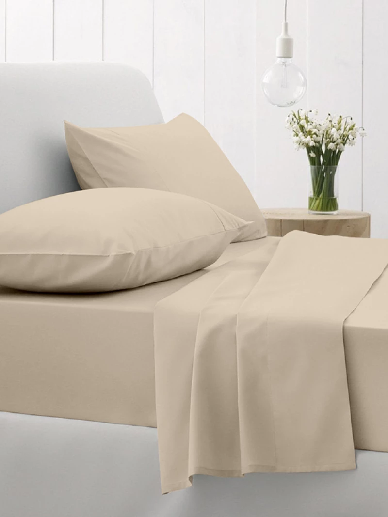 Sunshine Παπλωματοθήκη Διπλή 200x250 Cotton Feelings 109 Sand
