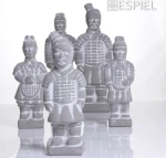 Espiel Σετ Διακοσμητικά Αγαλματίδια από Τσιμέντο 15x10x39cm 2τμχ
