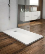 Tema Art Stone Ντουζιέρα 160x80cm Beige