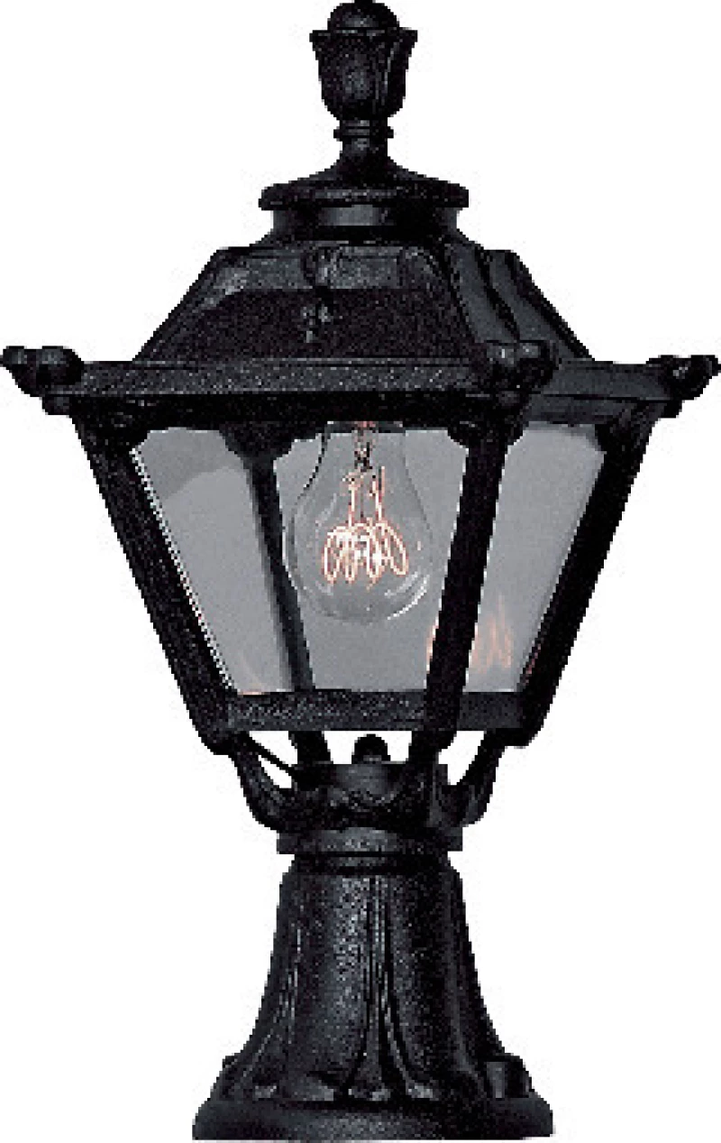 GOLIA ΦΩΤΙΣΤΙΚΟ ΔΑΠΕΔΟΥ 1XE27 H470 IP55 BLACK (96GOLIAMF/BL)