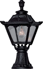 GOLIA ΦΩΤΙΣΤΙΚΟ ΔΑΠΕΔΟΥ 1XE27 H470 IP55 BLACK (96GOLIAMF/BL)