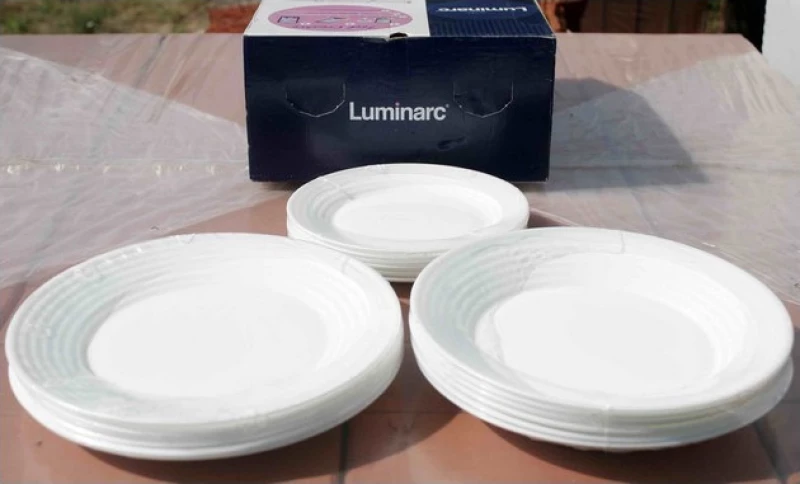 Luminarc Σερβίτσιο Φαγητού Harena Λευκό 18τμχ