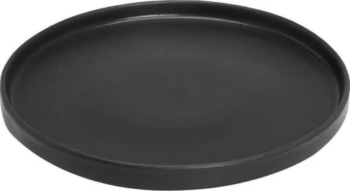 Espiel Step Πιάτο Ρηχό Κεραμικό Μαύρο με Διάμετρο 26cm