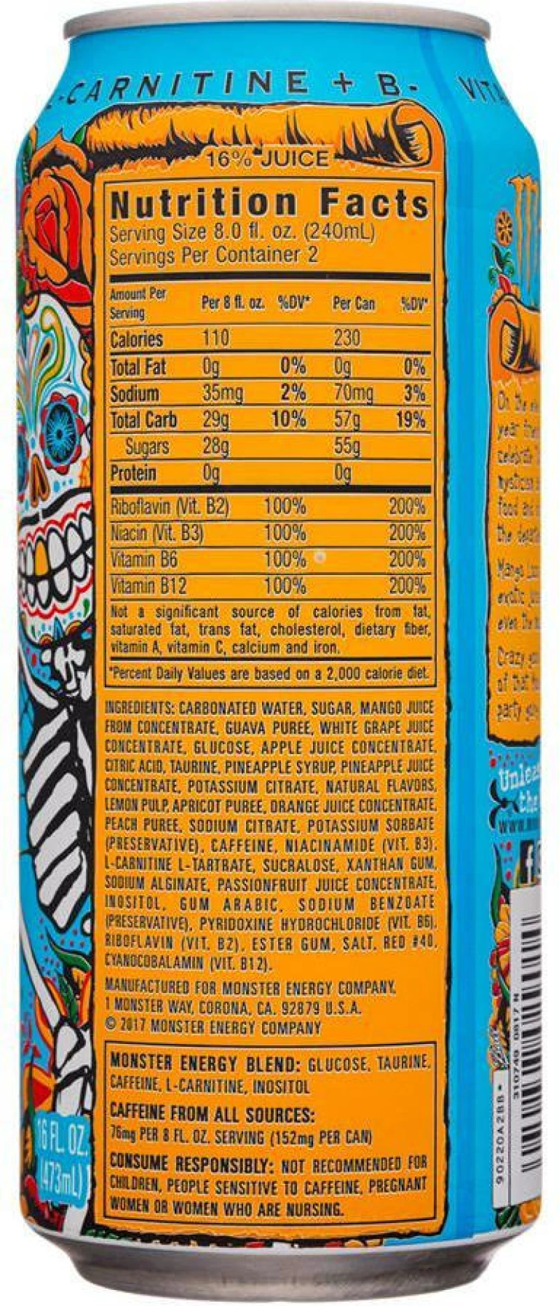Monster Energy Drink Loco Mango 500ml