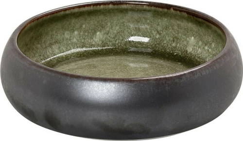 Espiel Pebble Σαλατιέρα Κεραμική Καφέ-Πράσινο 16.5x16.5x5cm