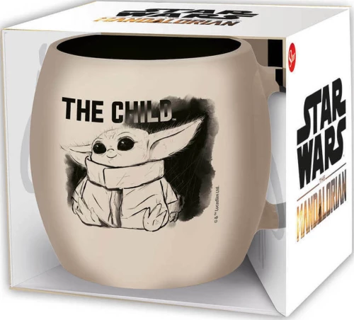 Stor Star Wars: The Mandalorian - The Child Globe Κούπα Κεραμική Μπεζ 385ml
