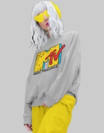 MTV W Sweatshirt - GREY MELANGE