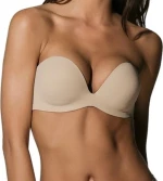 Luna Secret Sense 11063 Μπεζ Strapless Σουτιέν Χωρίς Ενίσχυση