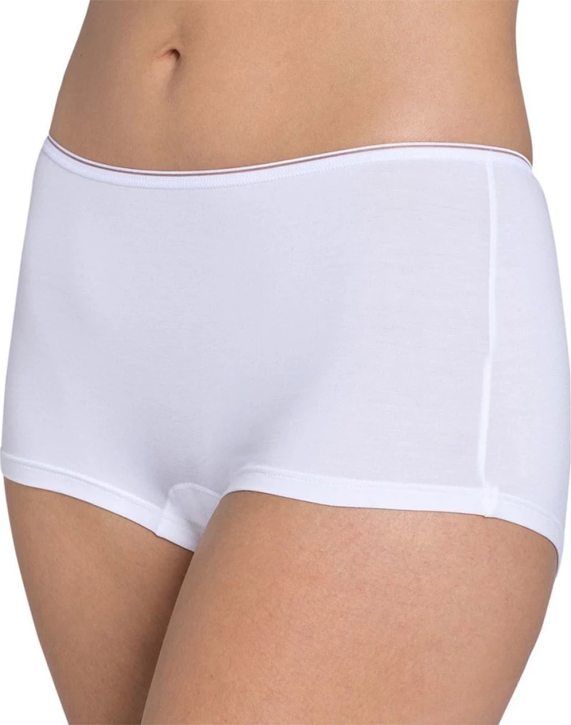 Sloggi Feel Sensational Ψηλόμεσο Boxer σε Λευκό χρώμα