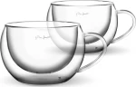 Lamart Σετ Φλυτζάνια Cappuccino Γυάλινα Διάφανα 270ml 2τμχ