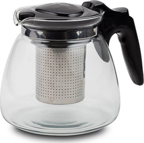 Nava Misty Τσαγιέρα Γυάλινη με Φίλτρο Διάφανη 1100ml