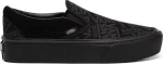 Vans 66 Classic Πάνινα Ανδρικά Slip-On σε Μαύρο Χρώμα