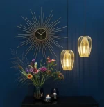 Karlsson Ρολόι Τοίχου Peony Μεταλλικό 45cm