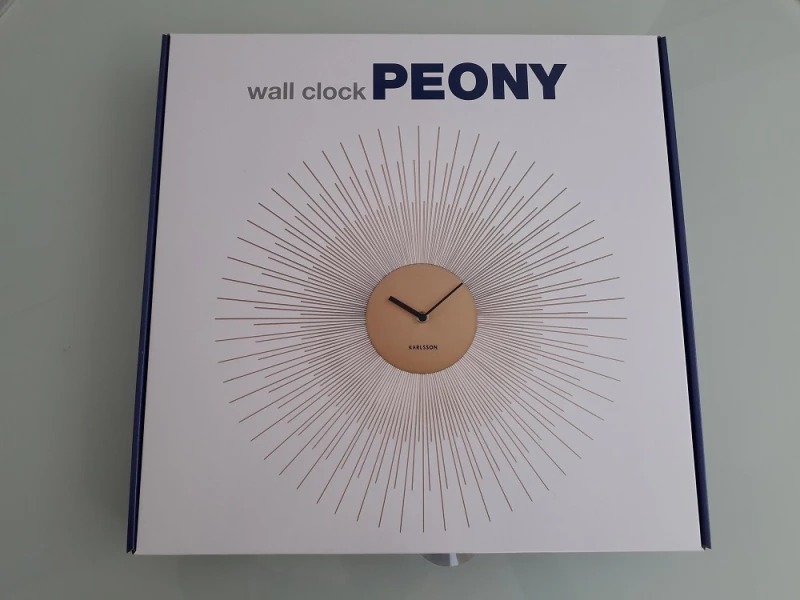 Karlsson Ρολόι Τοίχου Peony Μεταλλικό 45cm