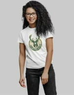 Milwaukee Bucks W T-Shirt (Replica) - BOTTLE GREEN