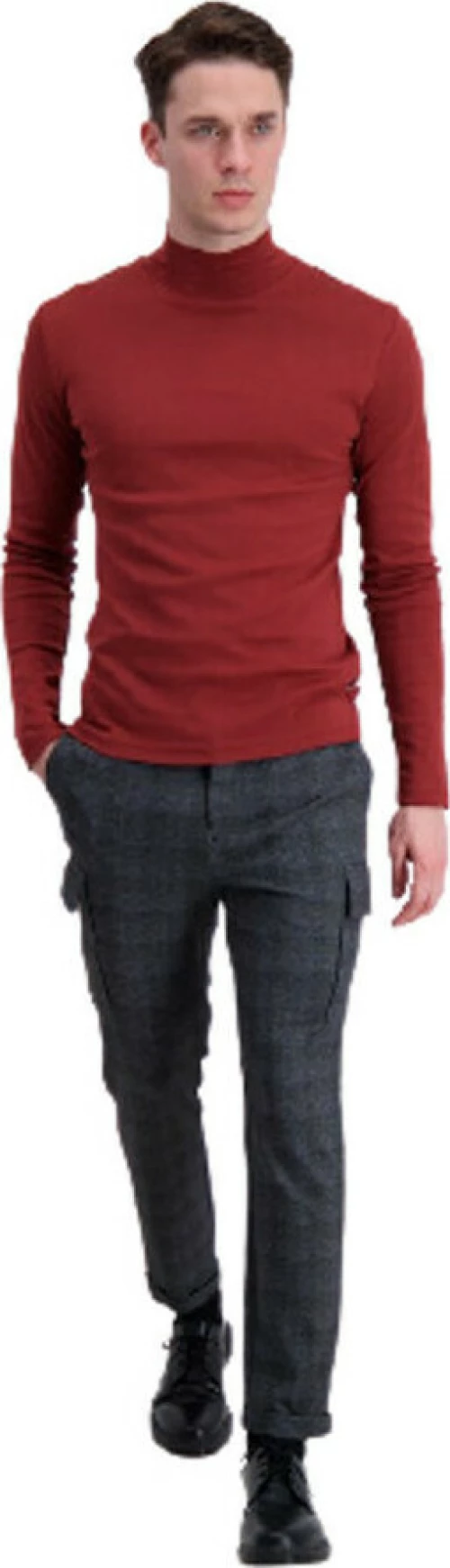 Lindbergh Knitted Checked Cargo Pants