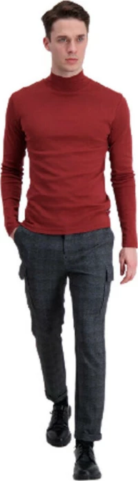 Lindbergh Knitted Checked Cargo Pants