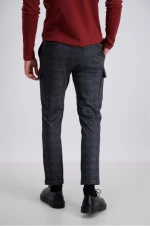 Lindbergh Knitted Checked Cargo Pants