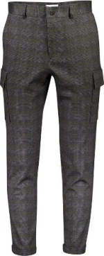 Lindbergh Knitted Checked Cargo Pants