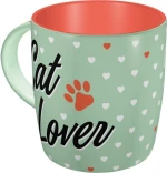Nostalgic Art Animal Club Cat Lover Κούπα Κεραμική Πράσινη 350ml