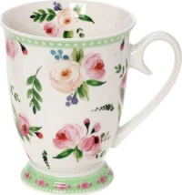 Cryspo Trio Primavera Κούπα από Πορσελάνη Λευκή 330ml