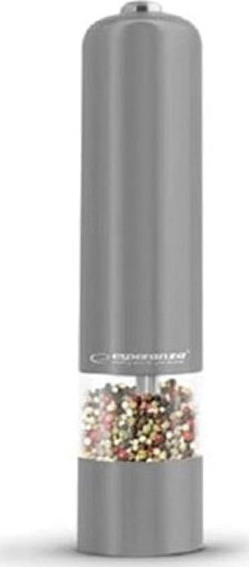 Esperanza Μύλος Άλεσης Μπαχαρικών Ηλεκτρικός με Φωτισμό LED Γκρι