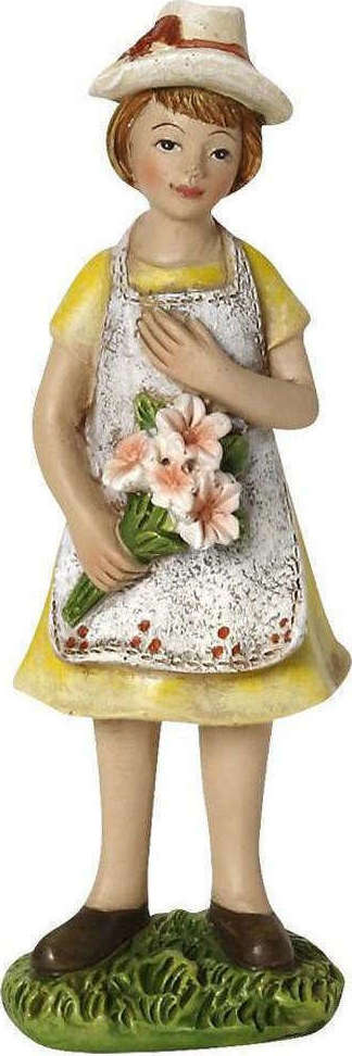 Espiel Σετ Διακοσμητικά Αγαλματίδια από Κεραμικό Υλικό 6x4.5x18cm 2τμχ