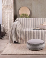 Rythmos Ριχτάρι Τριθέσιου Καναπέ 180x280 Sehrazat 01 Γκρι
