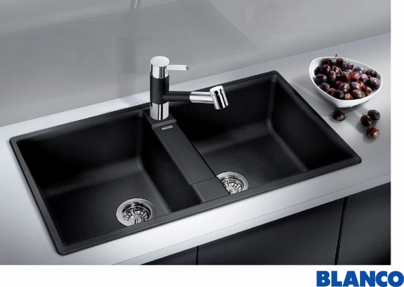 Blanco Zia 9 Ένθετος Νεροχύτης 86x50cm Anthracite