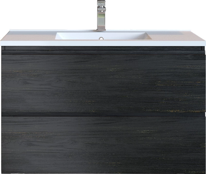Sanitec Alba D 70 Πάγκος με Νιπτήρα 70x45x60cm Pine Dark
