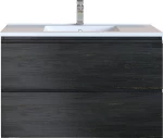 Sanitec Alba D 70 Πάγκος με Νιπτήρα 70x45x60cm Pine Dark