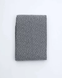 3D Ζακάρ Κουβερλί Κουβέρτα Γεωμετρικό Pattern Augerinos Super Υπέρδιπλη (260x280cm) Ανθρακί