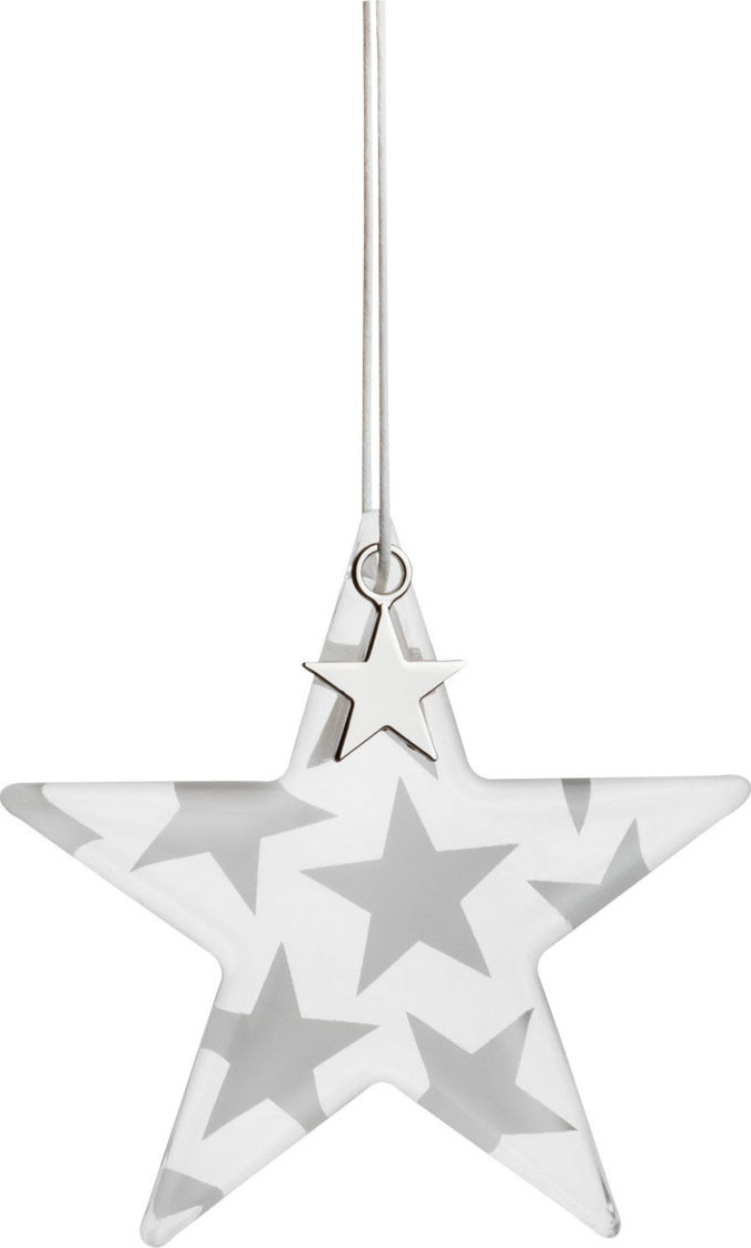 Γυάλινο Στολίδι Raeder "Silver Stars"