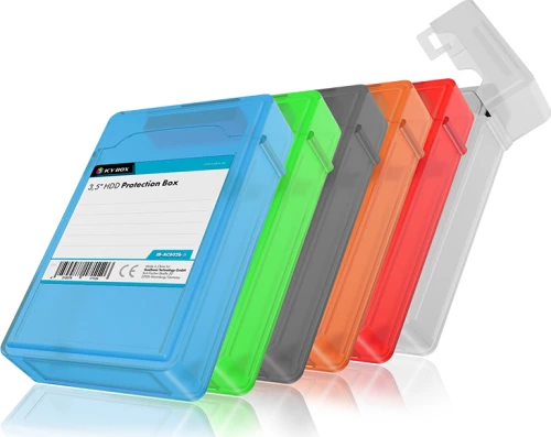 Icy Box Ib-Ac602B-6 Κάλυμμα Πλαστικός Μπλε, Πράσινος (Πράσινο), Γκρι, Πορτοκαλί, Κόκκινο, Λευκός (Άσπρος)
