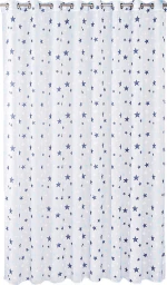 Beauty Home Κουρτίνα 6121 με Τρουκς 280x280 Γαλάζιο