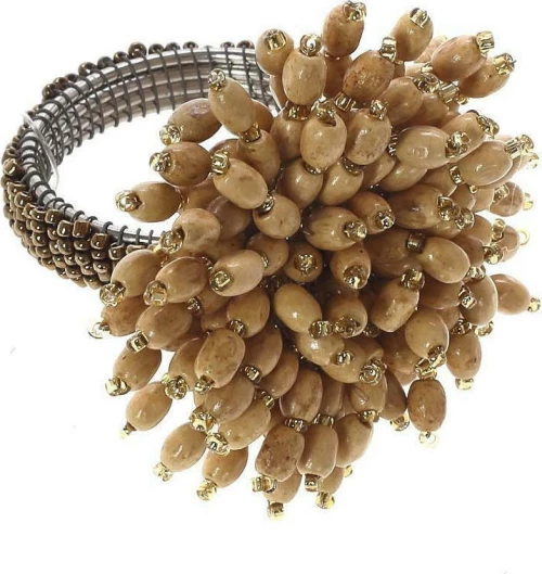 Espiel Δαχτυλίδι Πετσέτας Μπεζ