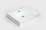 Amco Daphne 6044A Επικαθήμενος Νιπτήρας Πορσελάνης 53.5x41.5cm Λευκός